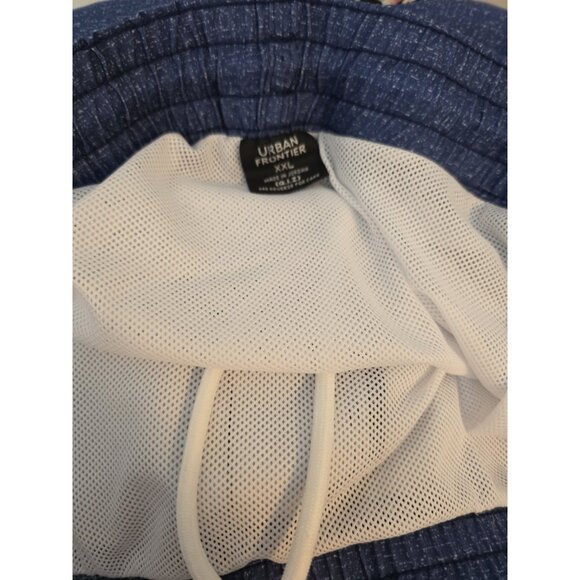 Urban Frontier Men's Swim Shorts Size XXL Blue & Orange Swimsuit Swim Shorts - Picture 7 of 8